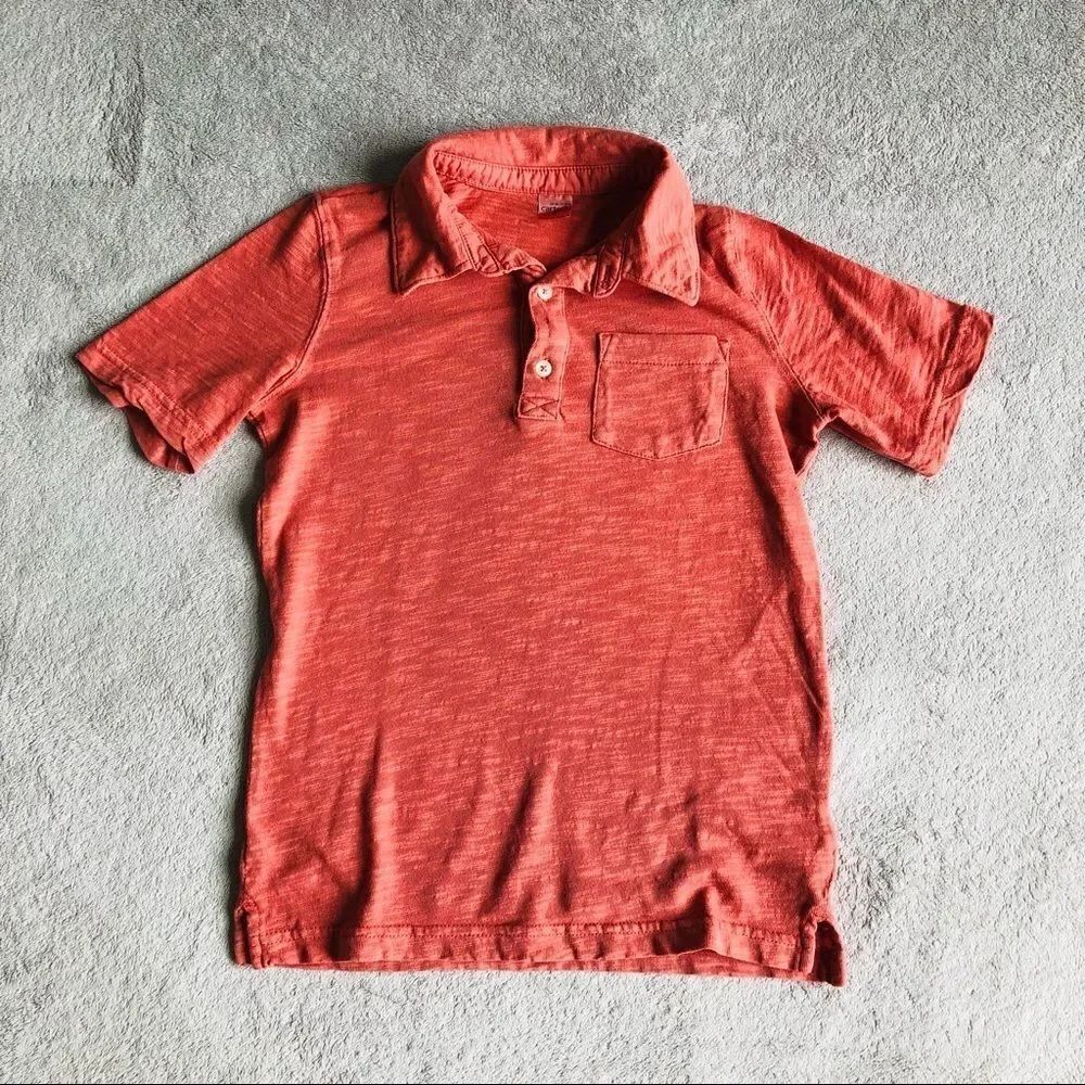 Carter’s Short Sleeved Slub Cotton Polo Shirt